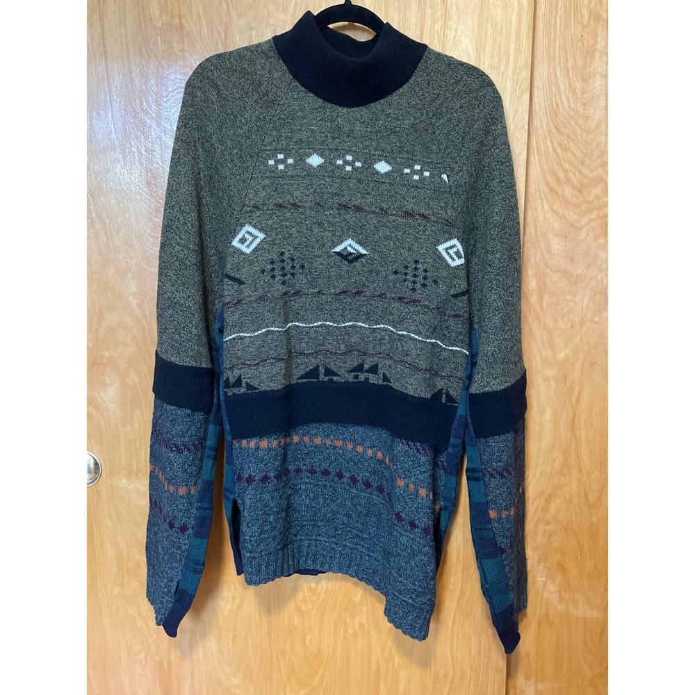 Marine Serre FW20 Regenerated Melange Knit Sweater Size L